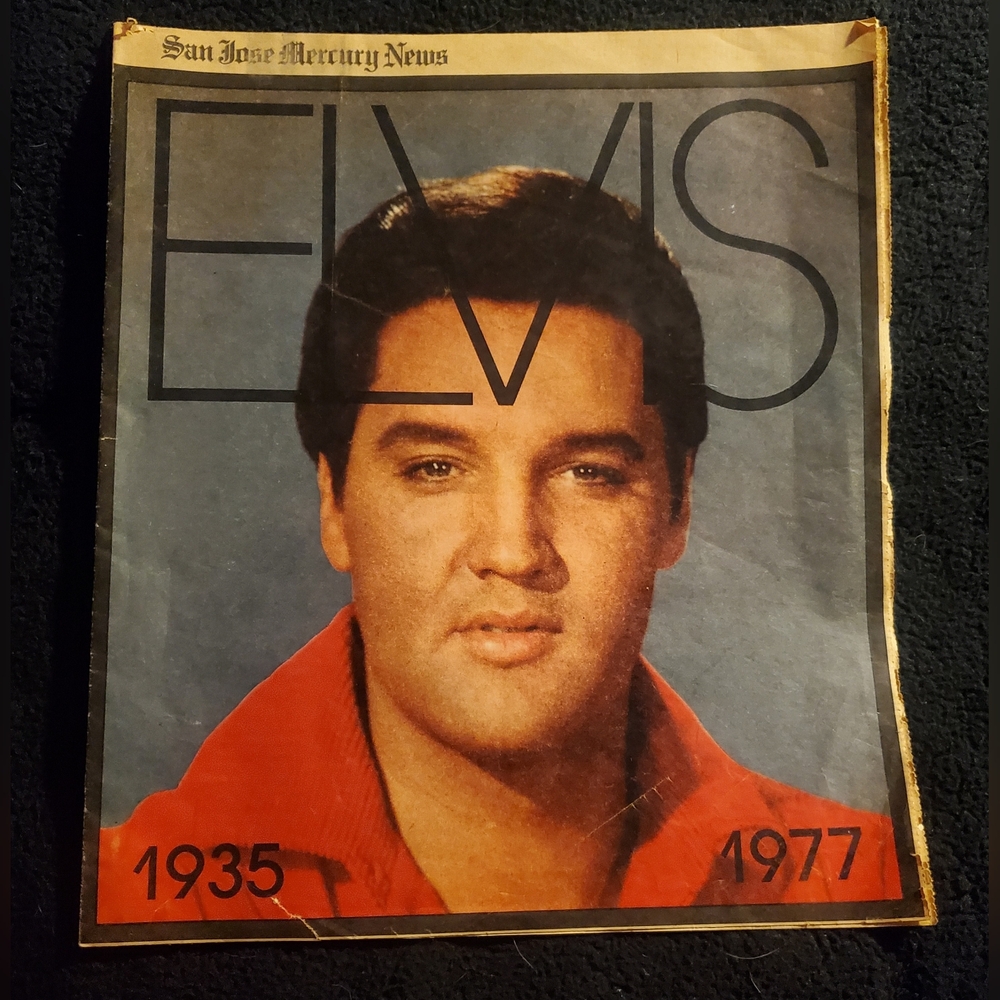 Vintage 1977 Elvis Death Newspaper Memorabilia